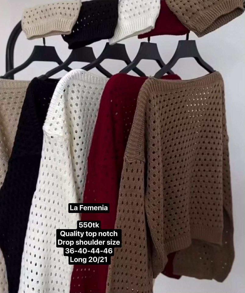 Fishnet Crochet Sweater Your New All-Season!!